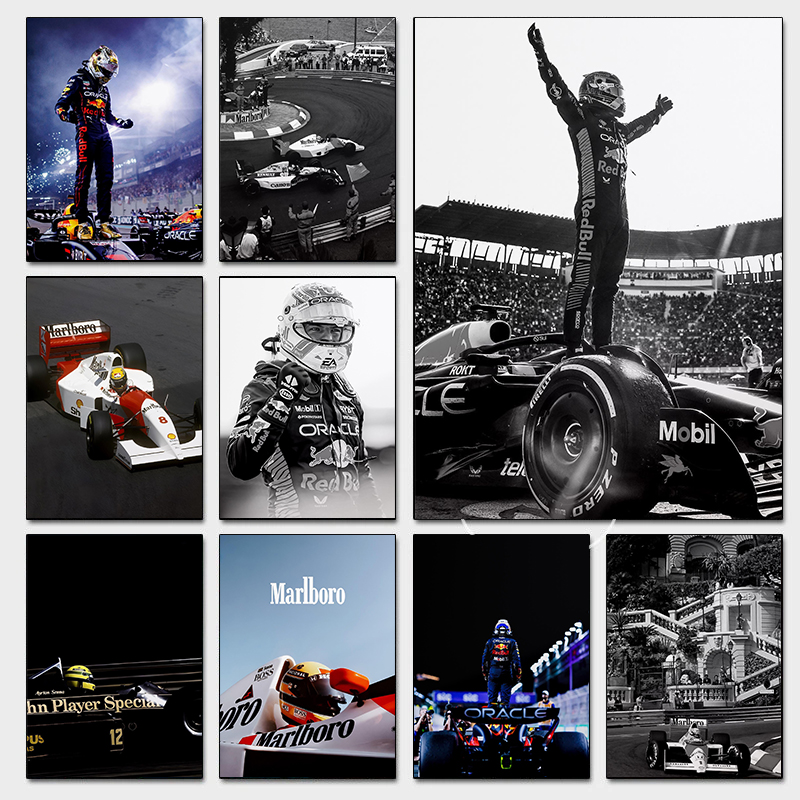 Vintage Collectible Toys - Vintage Cool F1 Monaco Car Posters