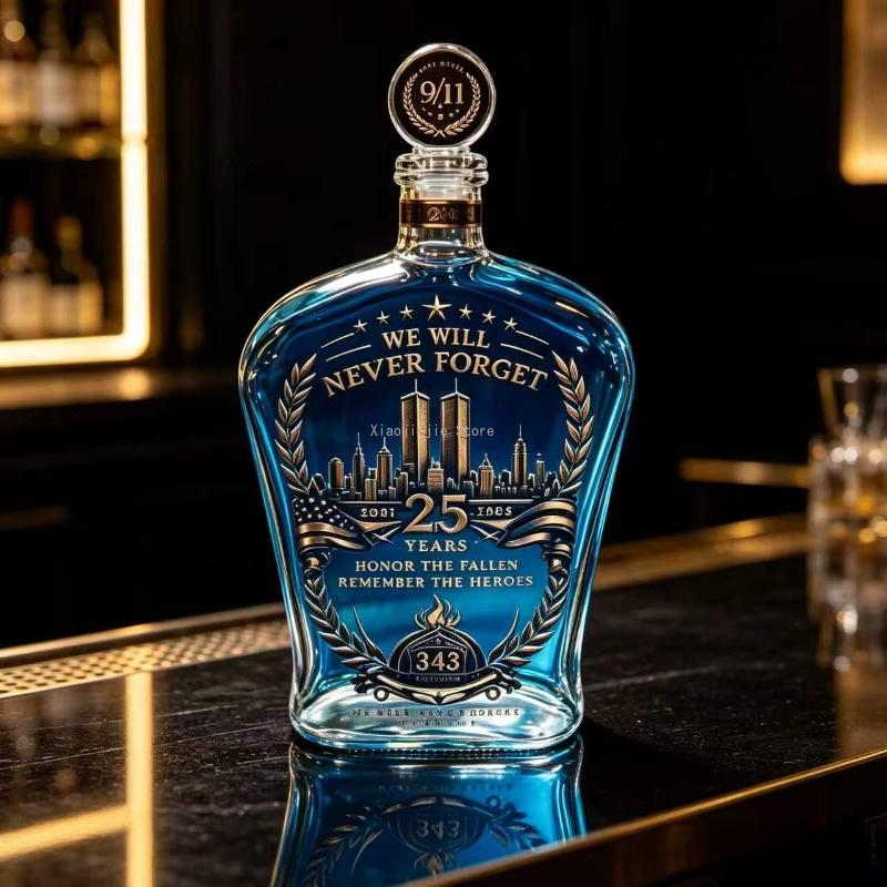 Vintage Embossed Glass Liquor  - Vintage Collectible Liquor Bottles review and price
