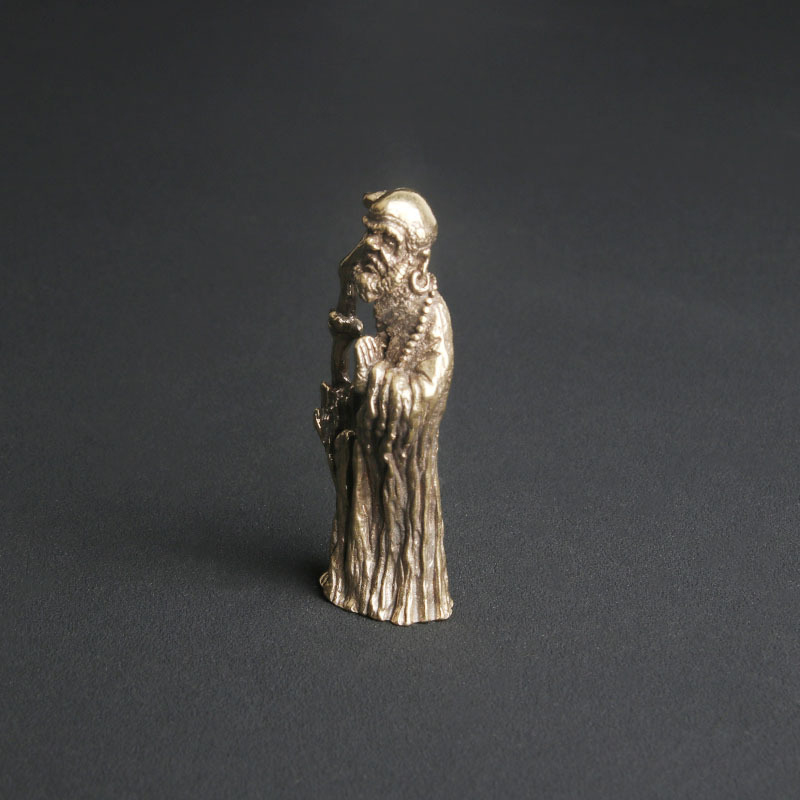 Vintage Brass Zen Master Dharm - Vintage Collectible Ornaments review and price