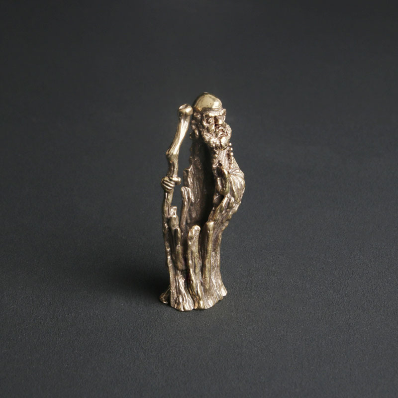 Vintage Brass Zen Master Dharm - Vintage Collectible Ornaments review and price