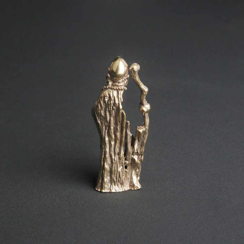 Vintage Brass Zen Master Dharm - Vintage Collectible Ornaments review and price