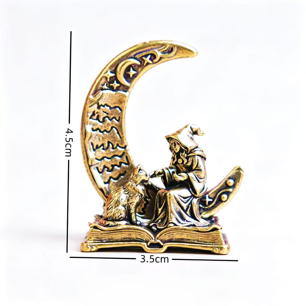 Brass Moon Witch Decoration St - Vintage Collectible Ornaments review and price