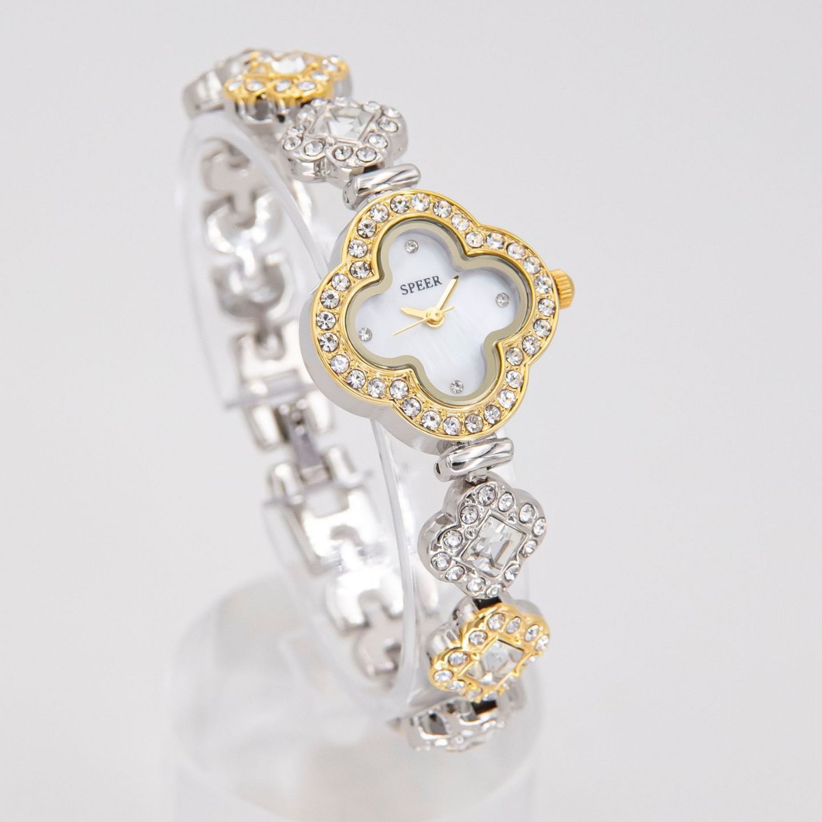 Four‑Leaf Clover Full Diamond  - Vintage Watch Crystal review and price
