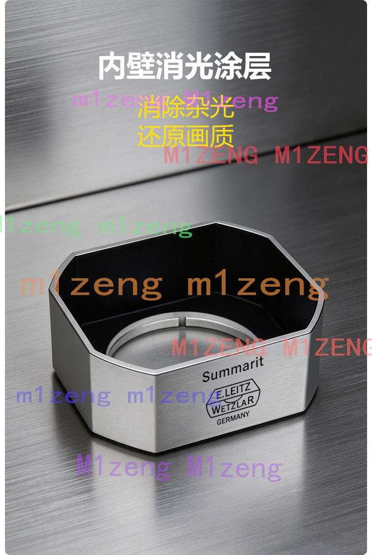Square Metal Lens Hood + Metal - Lens Cap Vintage review and price