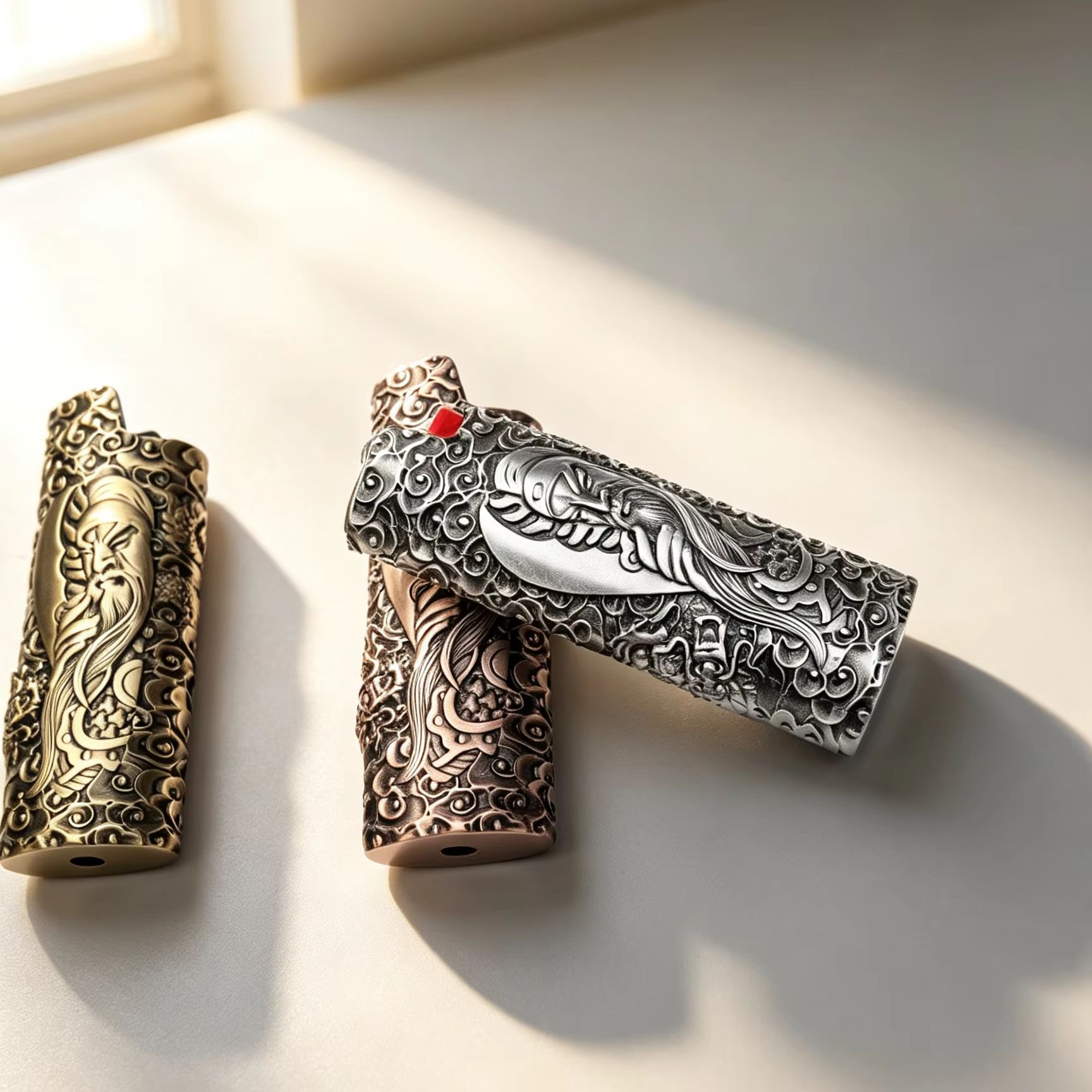 Zinc Alloy Lighter Case For BI - Vintage Collectible & Vintage Dolls review and price