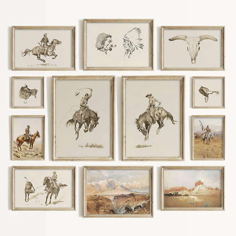Southwestern Style Cowboy Wall - Vintage Collectible Toys review and price