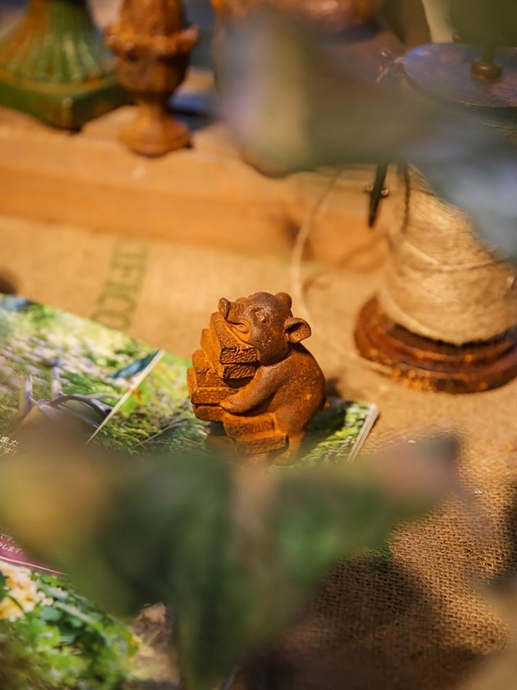 Rustic Cast Iron Pig Statue Ca - Vintage Collectible Ornaments review and price