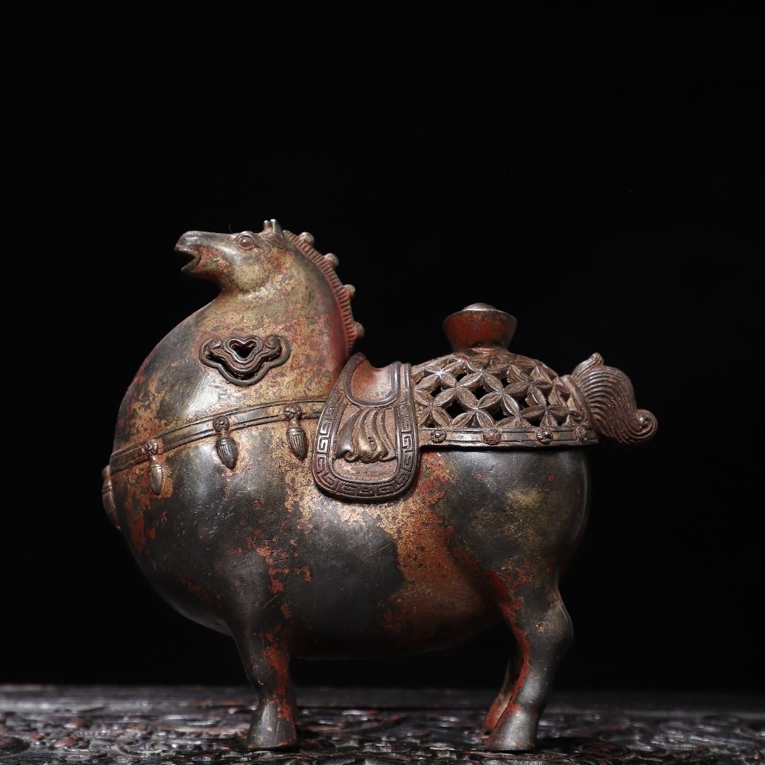 Antique Tang Fat Horse Incense - Vintage Collectible Ornaments review and price